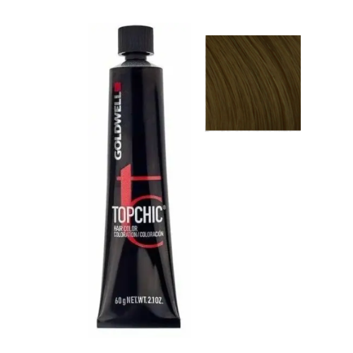 Стойкая профессиональная краска для волос - Goldwell Topchic Hair Color Coloration 8NA (Пепельный светло-русый натуральный)